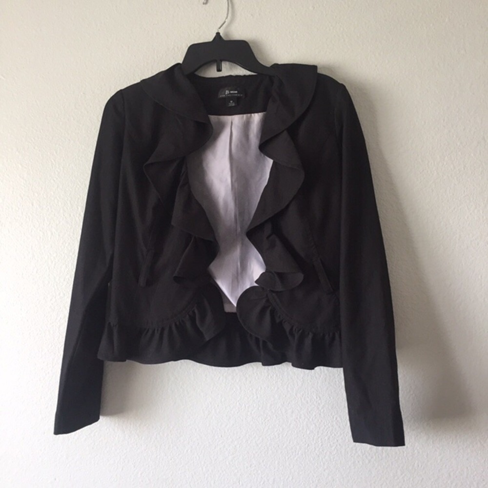 Ruffle Blazer